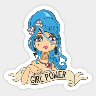 Girl Power Sticker